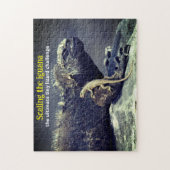 Puzzle Lizard marin d'Iguana et de lave (Vertical)