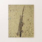 Puzzle - Lizard op vuil pad Legpuzzel (Verticaal)