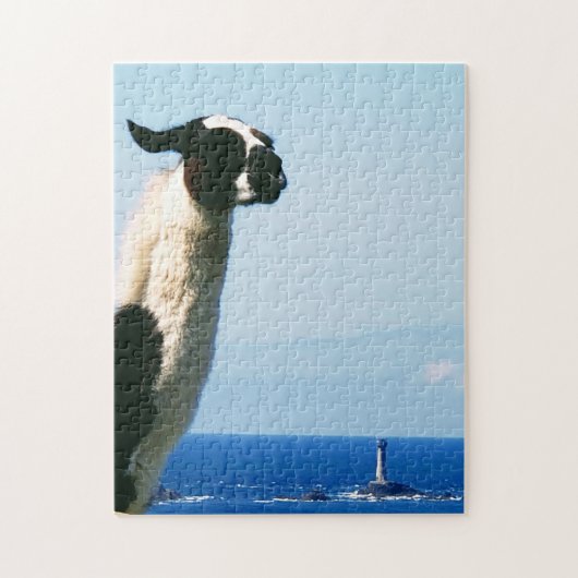 Puzzle Llama à Lands End, Cornouailles (Vertical)