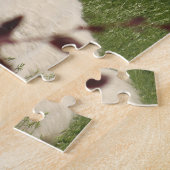 Puzzle Llama blanche (Côté)