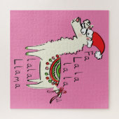 Puzzle Llama Cute Drôle Noël Vacances (Horizontal)