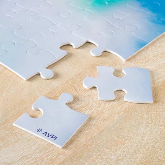 Puzzle Llama Licking Rainbow (Côté)