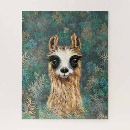 Puzzle Llama pour bébé curieux - mignonne - (Vertical)