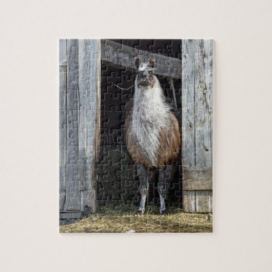 Puzzle Llama, Salutation Le Jour (Vertical)