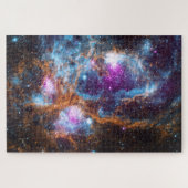 Puzzle Lobster Nebula - Cosmic Winter Wonderland (Horizontal)