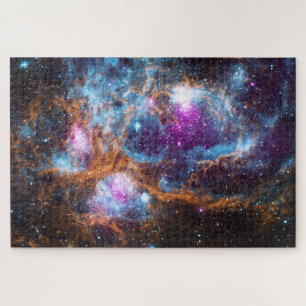 Puzzle Lobster Nebula - Cosmic Winter Wonderland