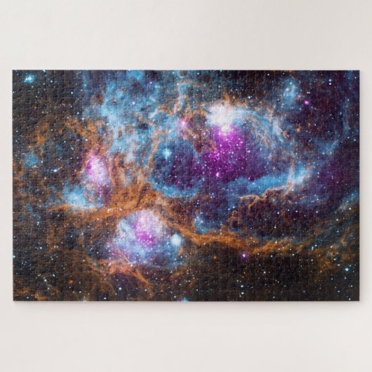 Puzzle Lobster Nebula - Cosmic Winter Wonderland (Horizontal)