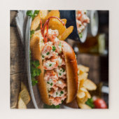 Puzzle Lobster Roll And Potato Chips (Horizontal)