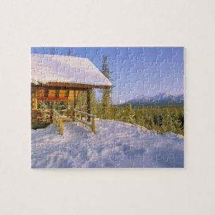 Puzzle Location de la cabane USFS Schnauss en hiver
