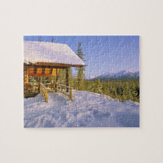 Puzzle Location de la cabane USFS Schnauss en hiver (Horizontal)