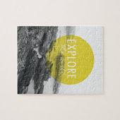 Puzzle L'océan | explorent la citation du monde (Horizontal)