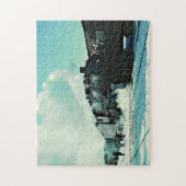 Puzzle Locomotive à vapeur du train de marchandises histo (Vertical)