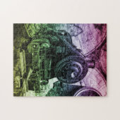 Puzzle Locomotive à vapeur vintage (Horizontal)