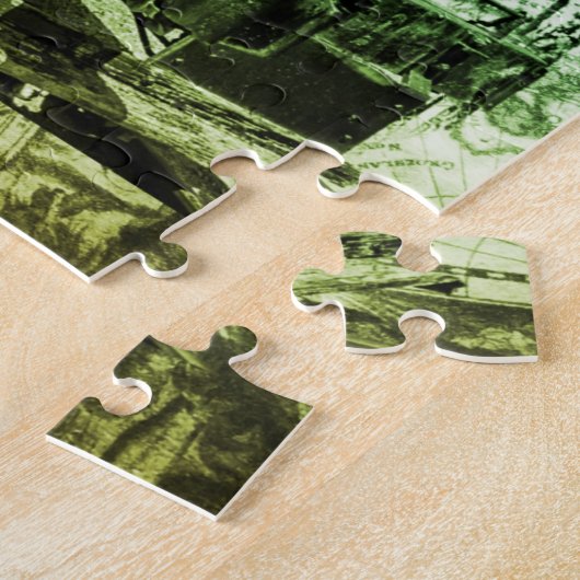 Puzzle Locomotive à vapeur vintage (Côté)