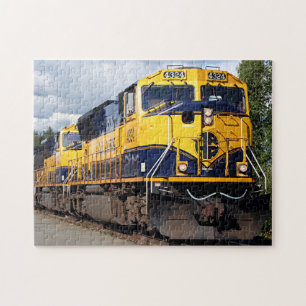 Puzzle locomotive du rail de l'Alaska