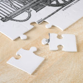 Puzzle Locomotive du train à vapeur (Côté)