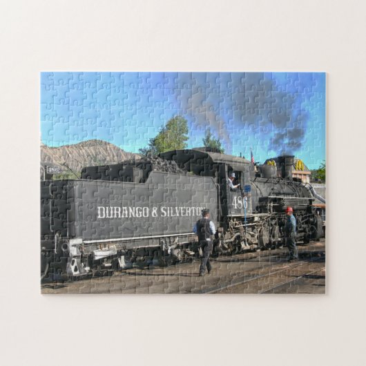 Puzzle Locomotive Durango Colorado. (Horizontal)