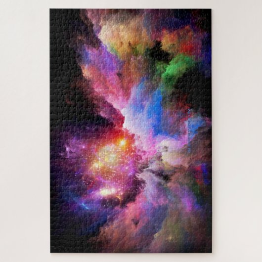 Puzzle L'oeuvre Cloud de SlipperyJoe abstraite surre vibr (Vertical)