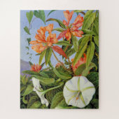 Puzzle L'oeuvre de Marianne North, A Javan Rhododendrum, (Vertical)