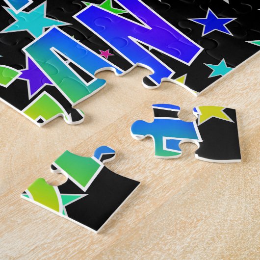 Puzzle "LOGAN" First Name, Fun "HAPPY BIRTHDAY" (Côté)