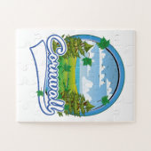 Puzzle logo de Cornwall Travel (Horizontal)