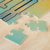 Puzzle logo de dessin animé T-REX (Côté)