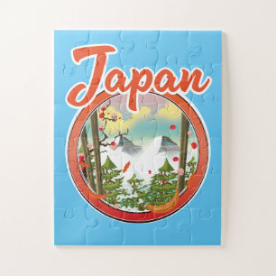 Puzzle logo de voyage du Japon
