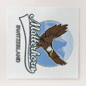 Puzzle Logo de voyage Matterhorn Suisse (Horizontal)