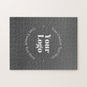 Puzzle Logo d'entreprise ou design & texte modifiable (Horizontal)