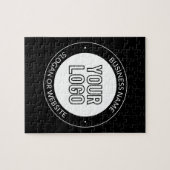 Puzzle Logo d'entreprise ou Modèle de texte de conception (Horizontal)