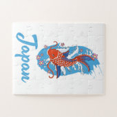 Puzzle logo Japan Fishing (Horizontal)