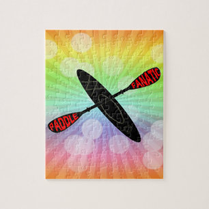 PUZZLE LOGO PADDLE FANATIC KAYAK