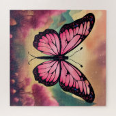 Puzzle Logo Papillon | Beau Papillon Coloré (Horizontal)