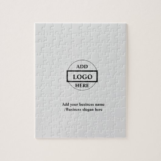 Puzzle Logo personnalisé simple et élégant ici société (Vertical)