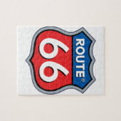 Puzzle Logo Route 66 (Horizontal)