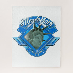 Puzzle Logo vintage New York Liberty