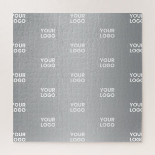 Puzzle Logos répétitifs sur un dégradé gris (couleur modi