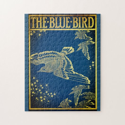 Puzzle L'oiseau bleu - couverture vintage (Vertical)