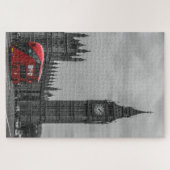 Puzzle London Red Bus & Big Ben Art Travel (Horizontal)