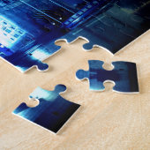 Puzzle London Tower Bridge & Blue Night (Côté)