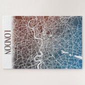 Puzzle Londres Angleterre Royaume-Uni City Plan Voyage (Horizontal)