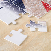 Puzzle Londres Angleterre Royaume-Uni Drapeau Ville Carte (Côté)