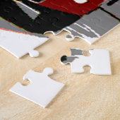 Puzzle Londres Red Bus Art Travel (Côté)