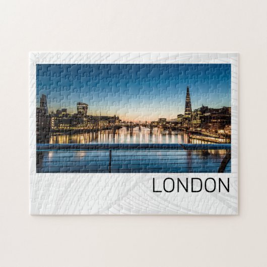 Puzzle Londres Royaume-Uni Skyline Royaume-Uni Angleterre (Horizontal)