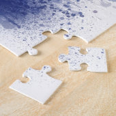 Puzzle Londres Skyline - Aquarelle bleue (Côté)