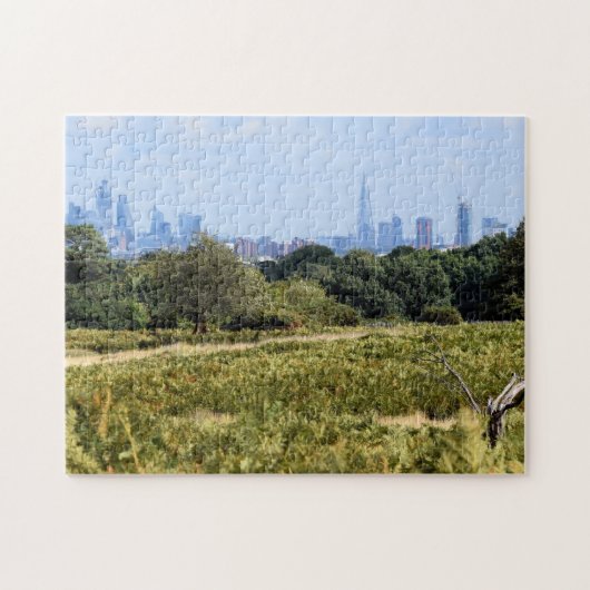 Puzzle Londres Skyline depuis Richmond Park - 11x14 pouce (Horizontal)