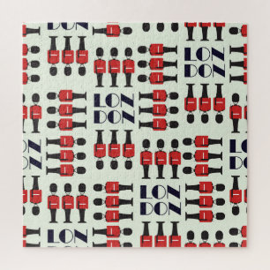 Puzzle Londres, soldats, motif sans soudure