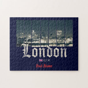 Puzzle Londres Uk Skyline United Kingdom England vintage