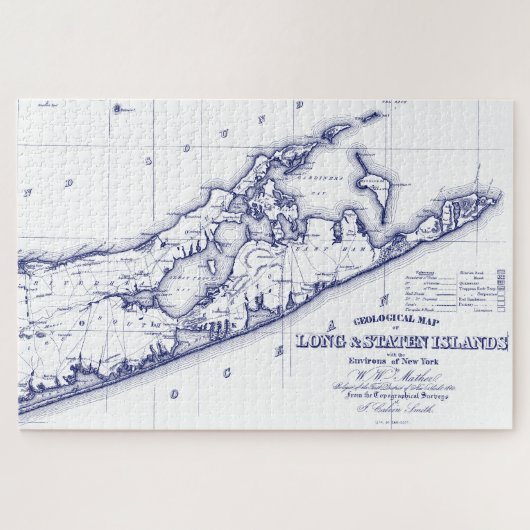 Puzzle Long Island The Hamptons Map VC (Horizontal)