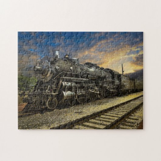 Puzzle Long train foncé (Horizontal)
